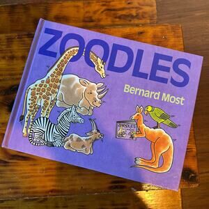 Vintage 1992 Zoodles (Zoo Riddles) Hardcover Book